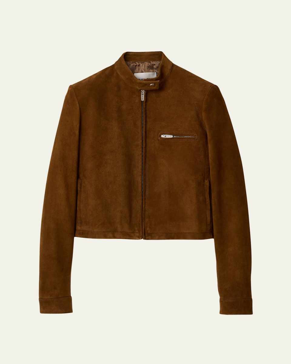 Suede Zip Jacket
